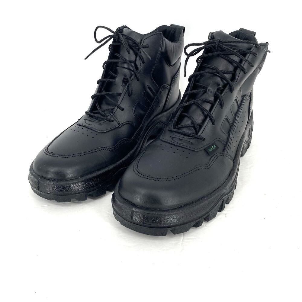 Rocky TMC Postal Duty Sport Chukka Boots Black Leather Men's Size 12 USA